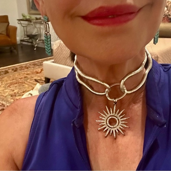 Rare Silver Plated Modable Flexible Necklace New in Box w/Free Gift - Picture 11 of 16